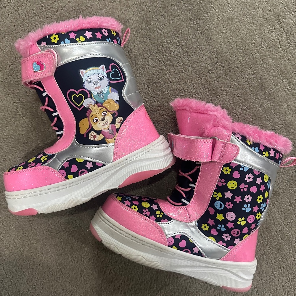 Girls’ Paw Patrol Snow Boots Size 12